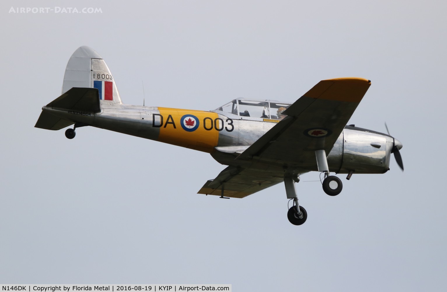 N146DK, De Havilland DHC-1 Chipmunk T.10 C/N C1/0103, TOM 2016