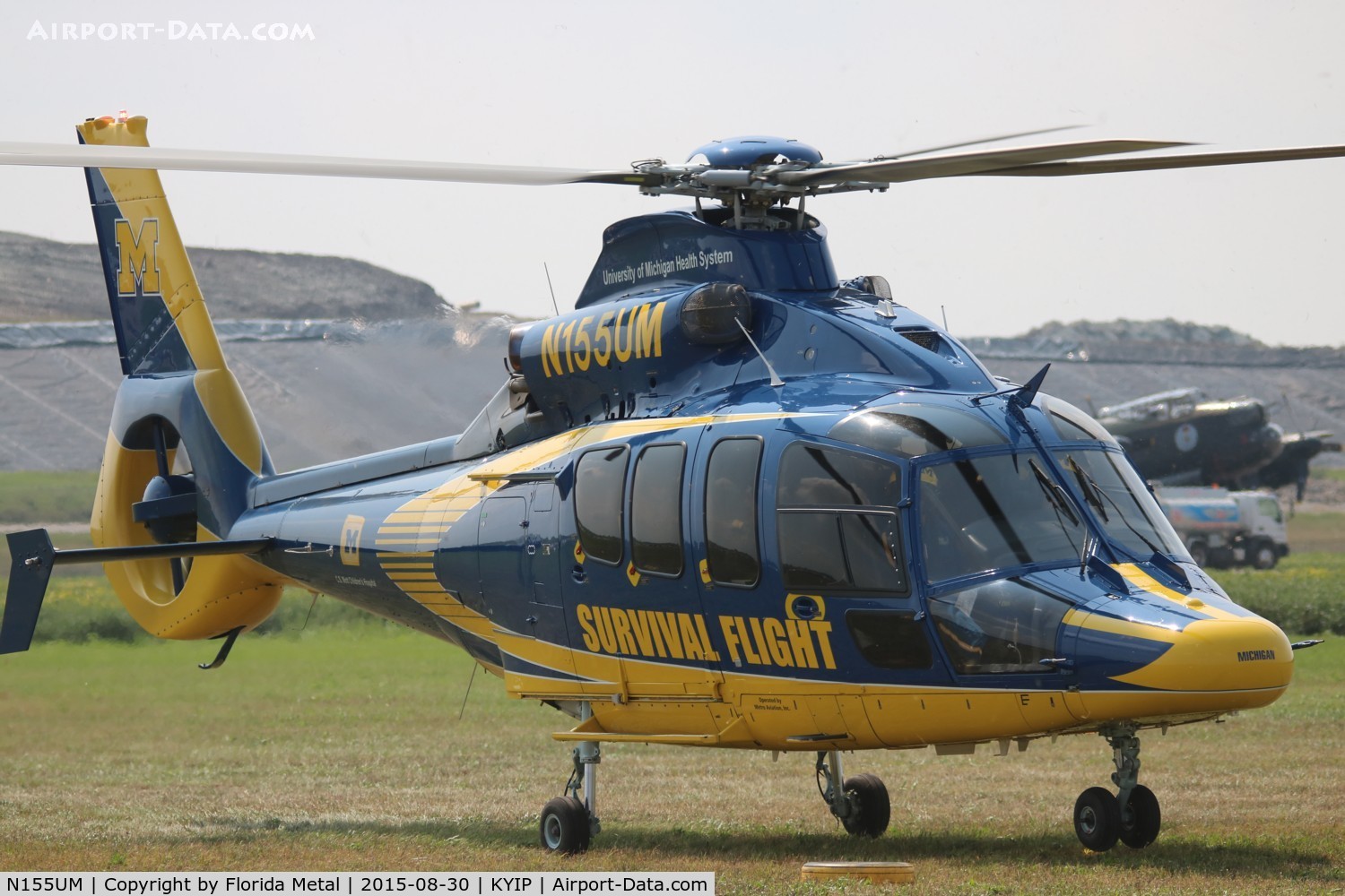 N155UM, 2011 Eurocopter EC-155B-1 C/N 6934, TOM 2015