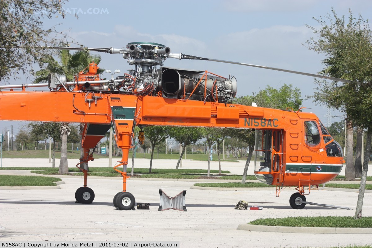 N158AC, 1968 Sikorsky S-64F Skycrane C/N 64081, Heliexpo 2011
