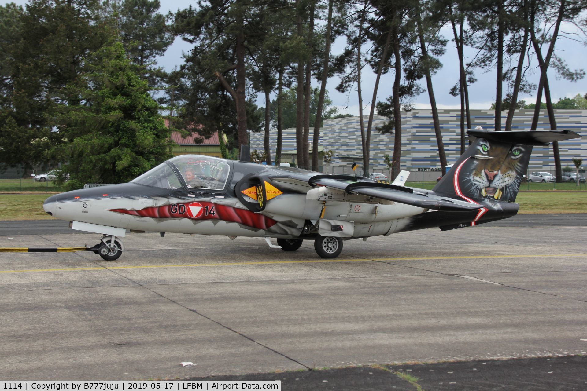 1114, Saab 105OE C/N 105414, TigerMeet 2019