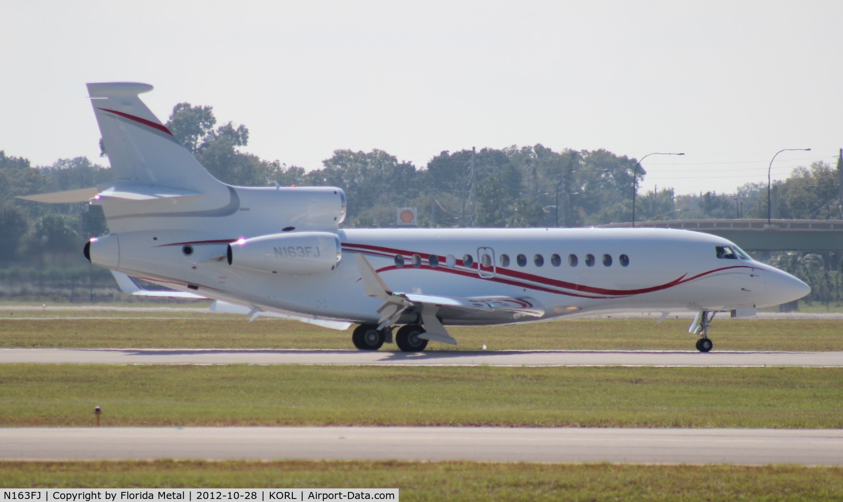 N163FJ, 2011 Dassault Falcon 7X C/N 163, NBAA 2012