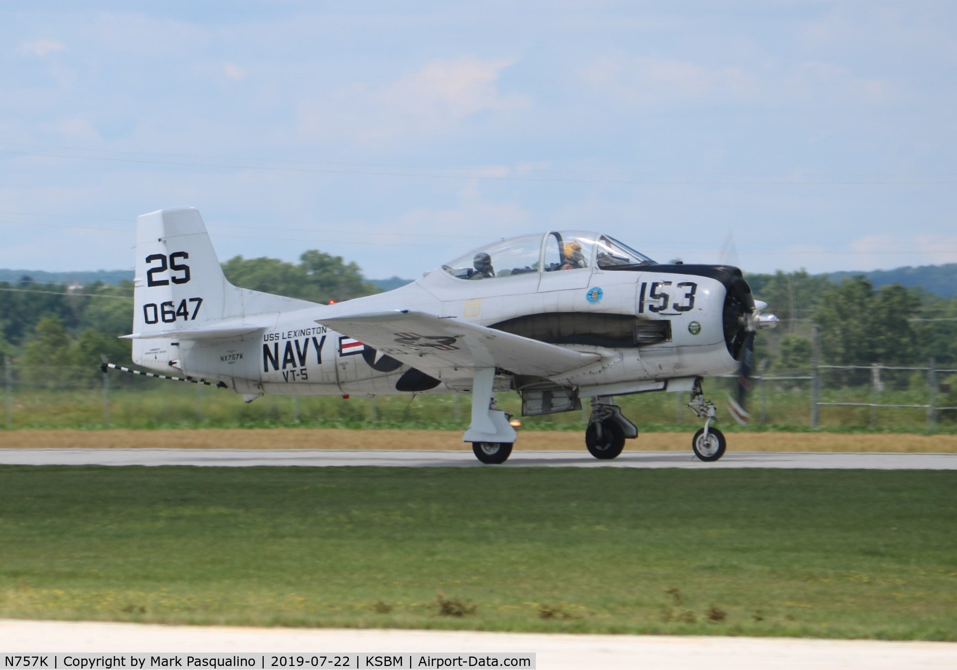 N757K, 1954 North American T-28C Trojan C/N 226-224 (140647), North American T-28C