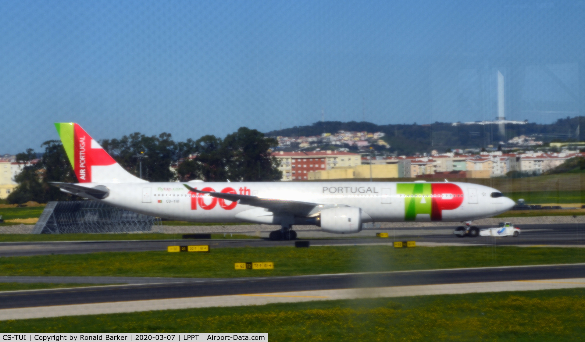 CS-TUI, 2019 Airbus A330-941 C/N 1908, Towed Lisboa  100th aircraft