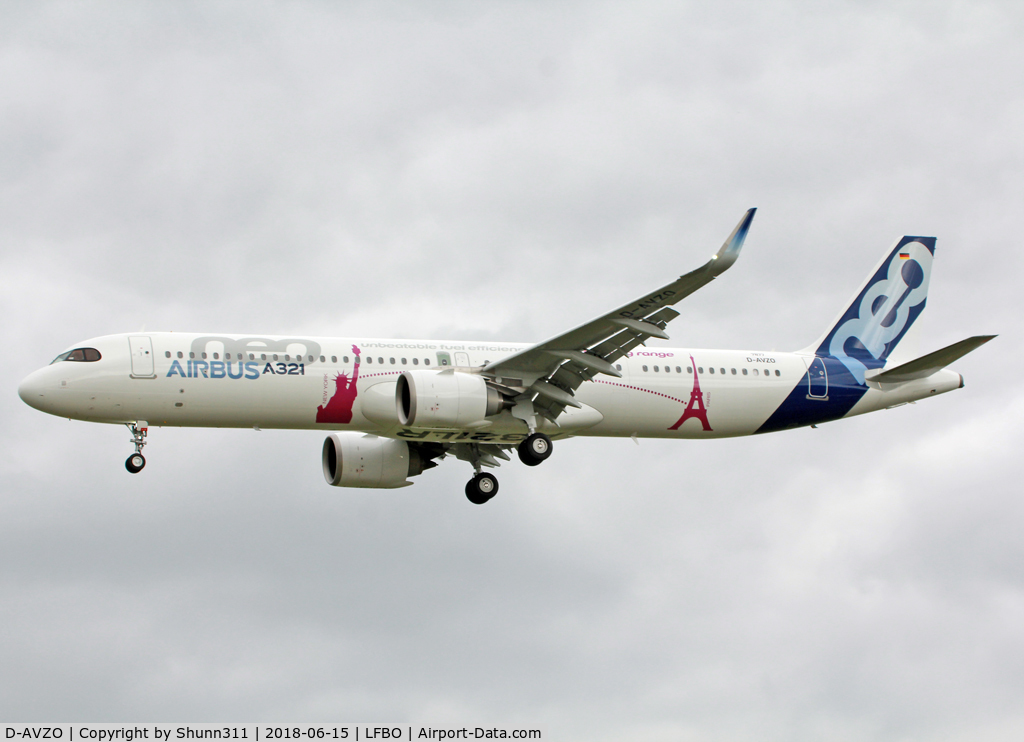 D-AVZO, 2018 Airbus A321-251NX C/N 7877, C/n 7877  - Nonstop Paris-New York c/s