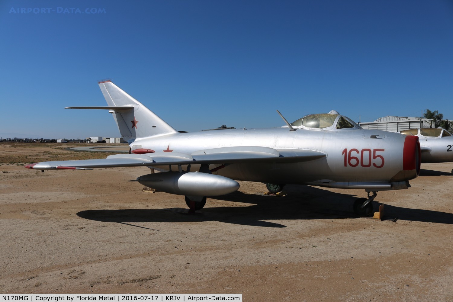 N170MG, PZL-Mielec Lim-5 (MiG-17F) C/N 1C1605, March AFB 2016