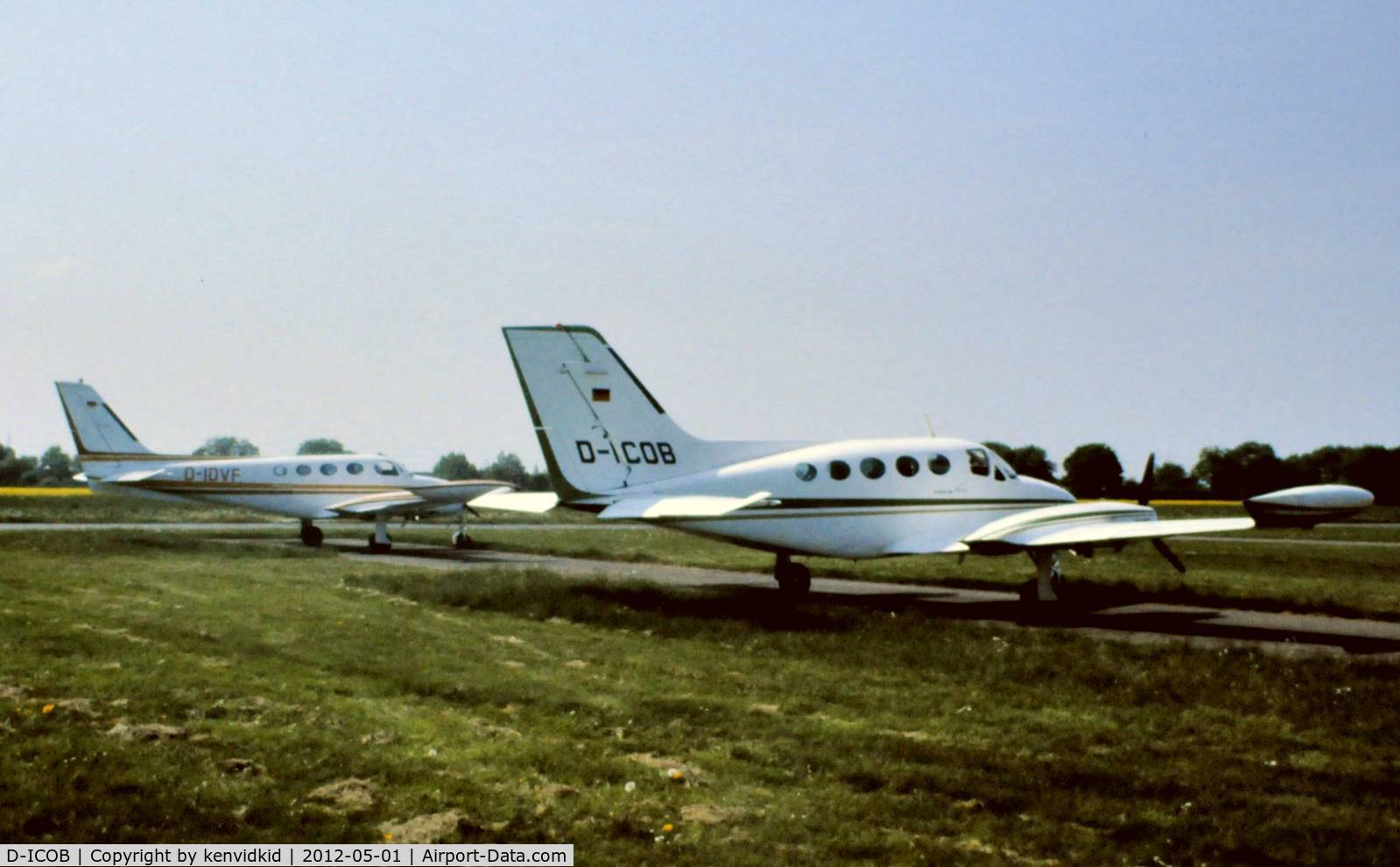D-ICOB, 1972 Cessna 414 Chancellor Chancellor C/N 414-0352, Early 80's Germany.