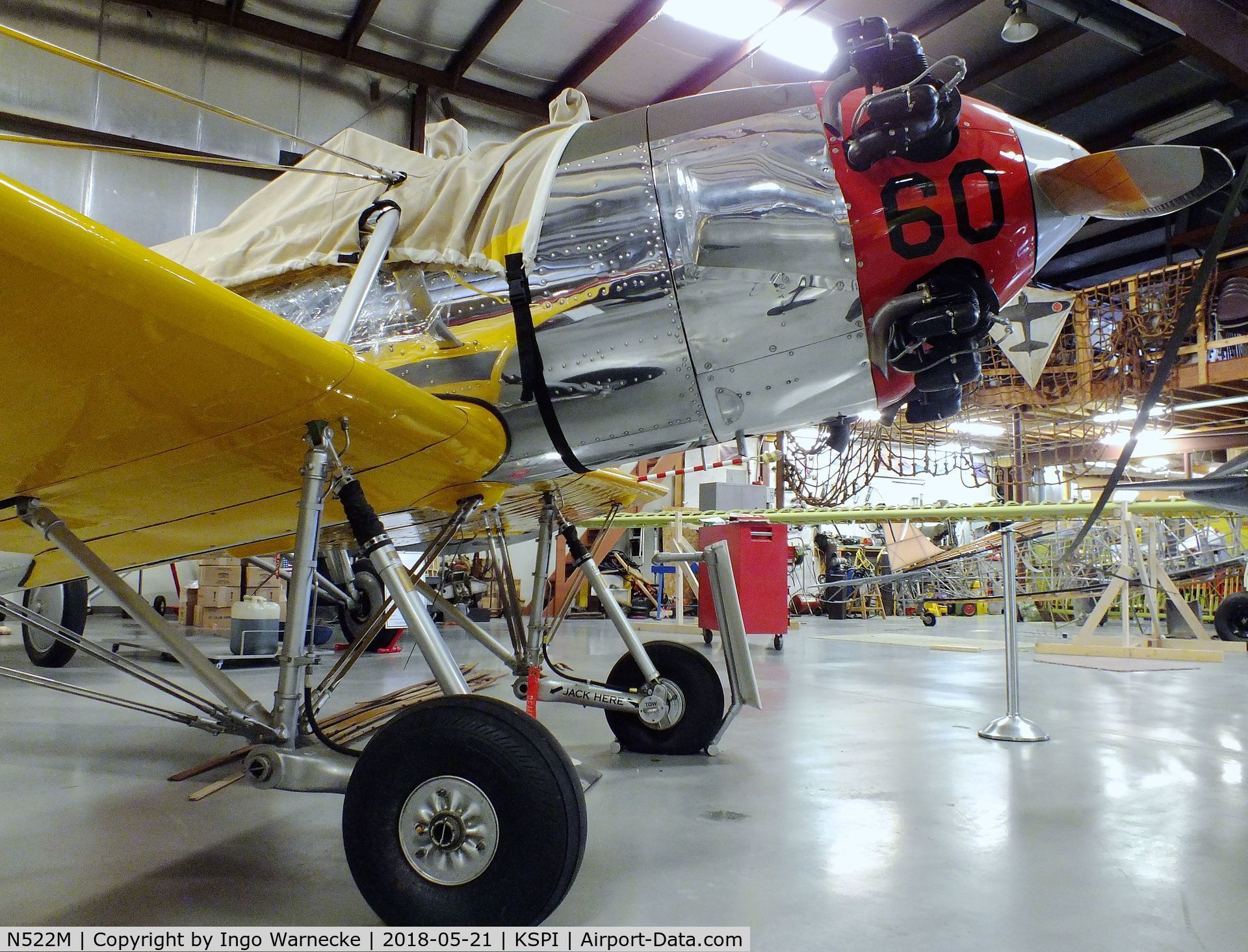 N522M, 1942 Ryan Aeronautical ST3KR C/N 2005, Ryan ST3KR (PT-22) at the Air Combat Museum, Springfield IL