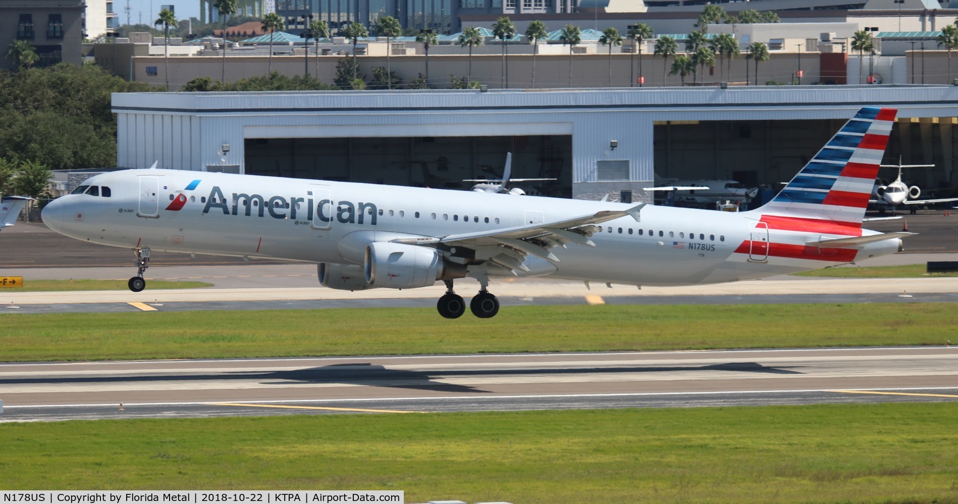 N178US, 2001 Airbus A321-211 C/N 1519, TPA 2018