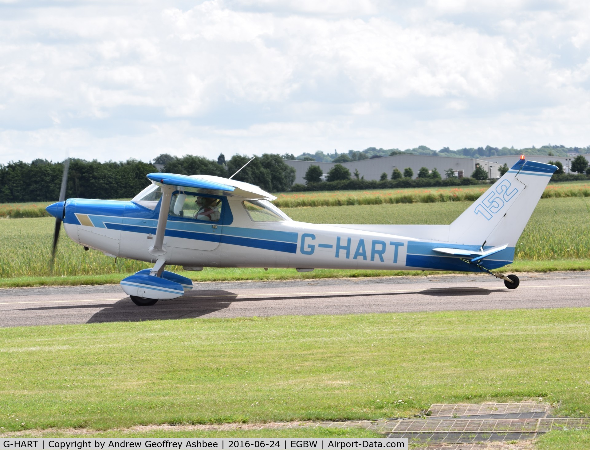 G-HART, 1979 Cessna 152 C/N 15279734, G-HART at Wellesbourne.