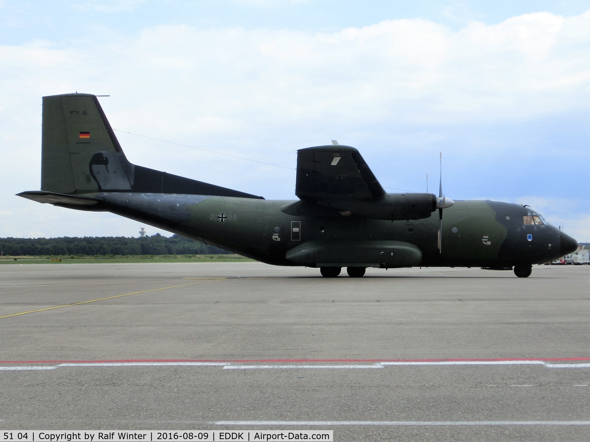 51 04, Transall C-160D C/N D141, Transall C-160D - GAF German Air Force - D141 - 51+04 - 09.08.2016 - CGN