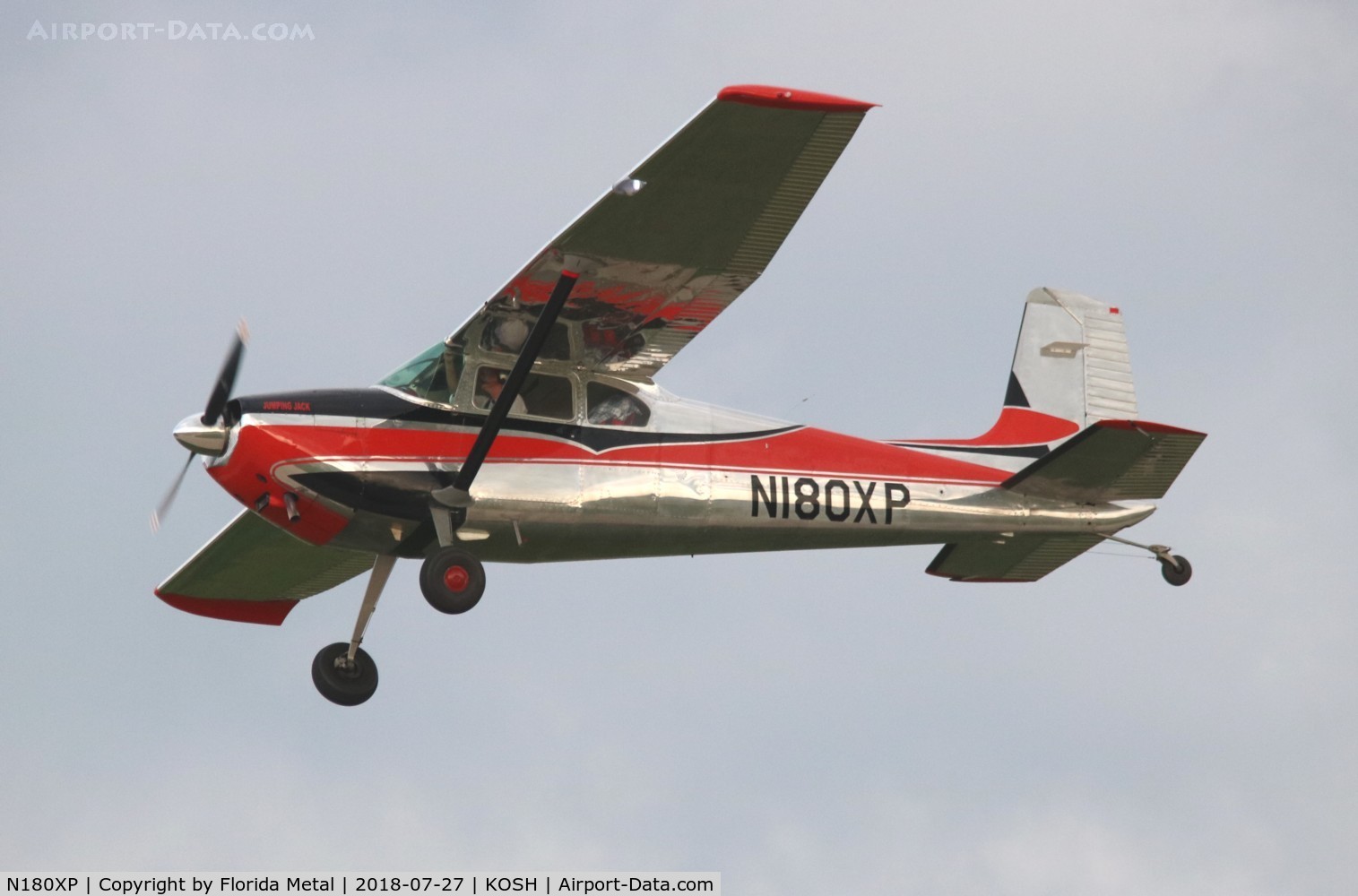 N180XP, 1956 Cessna 180 C/N 32494, OSH 2018