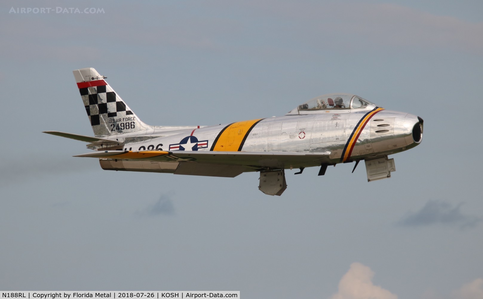 N188RL, 1952 North American F-86F Sabre C/N 191-682, OSH 2018