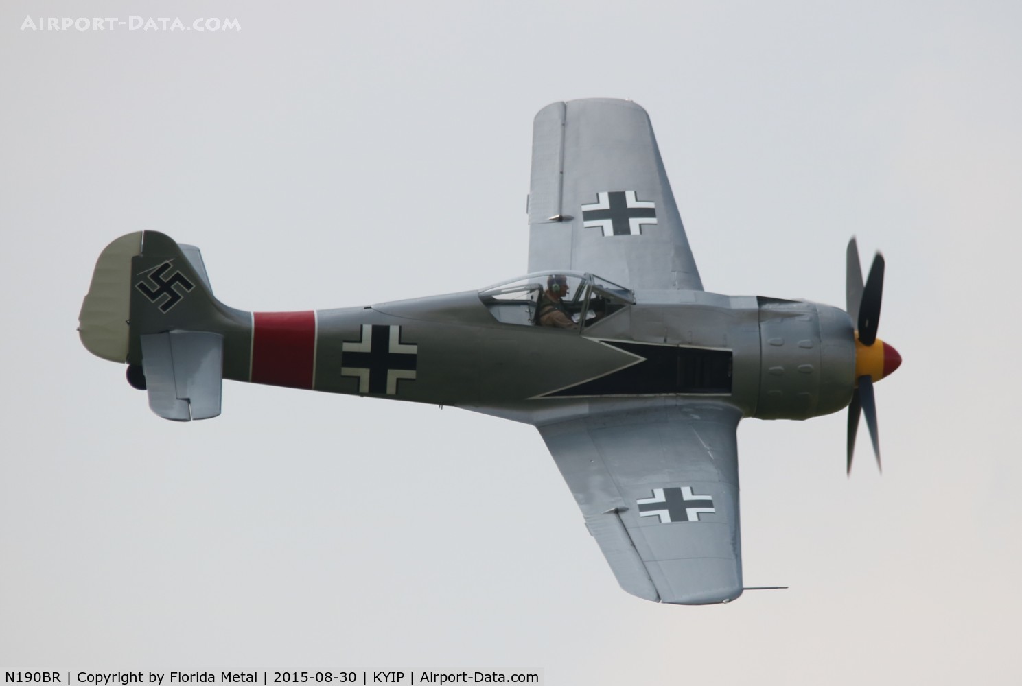 N190BR, Focke-Wulf Fw-190-A8 Replica C/N 005, TOM 2015