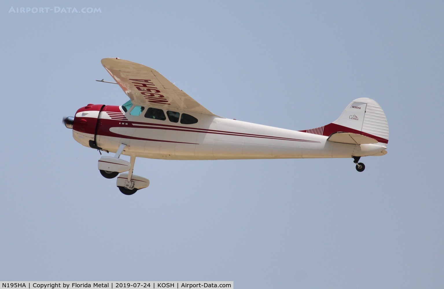N195HA, 1965 Cessna 195 C/N 7438, OSH 2019