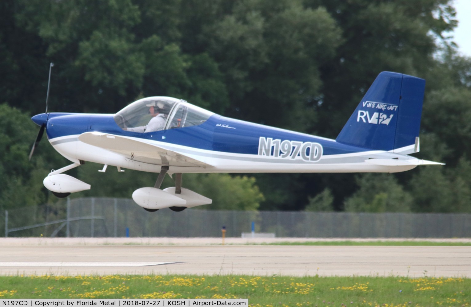 N197CD, 2018 Vans RV-12 C/N 120839, OSH 2018