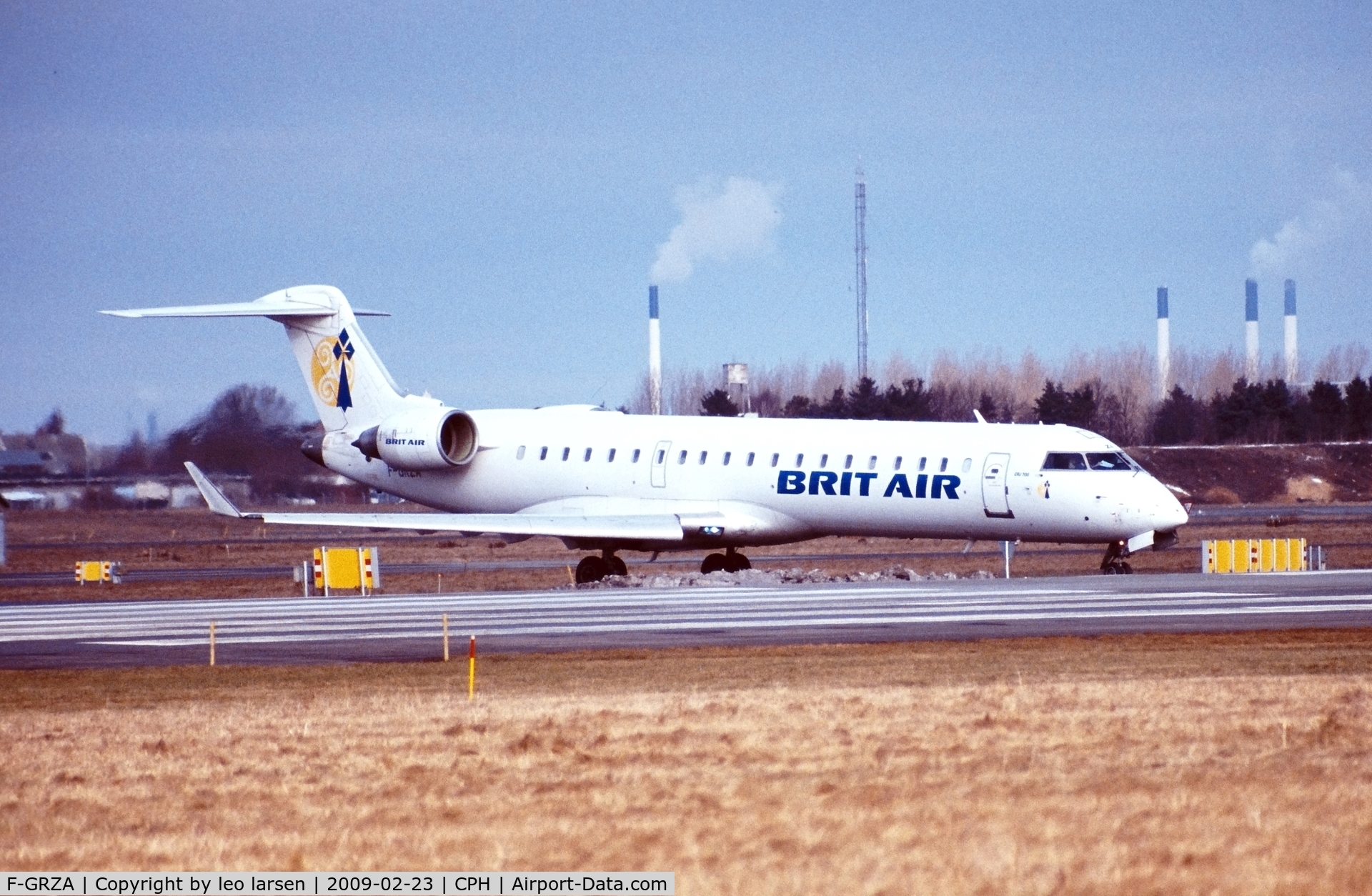 F-GRZA, 2000 Canadair CRJ-702 (CL-600-2C10) Regional Jet C/N 10006, Copenhagen 25.2.2009