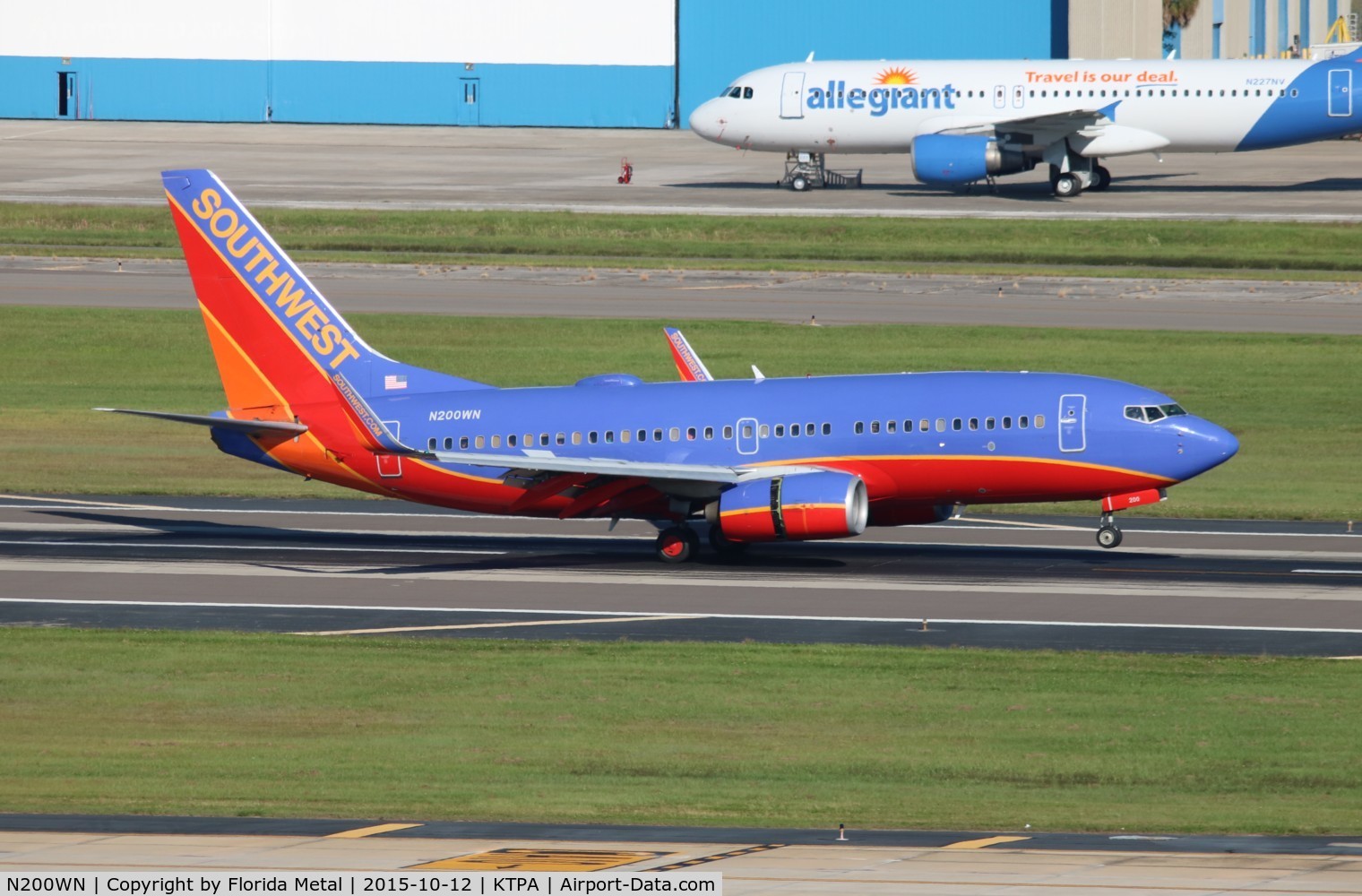 N200WN, 2005 Boeing 737-7H4 C/N 32482, TPA 2015