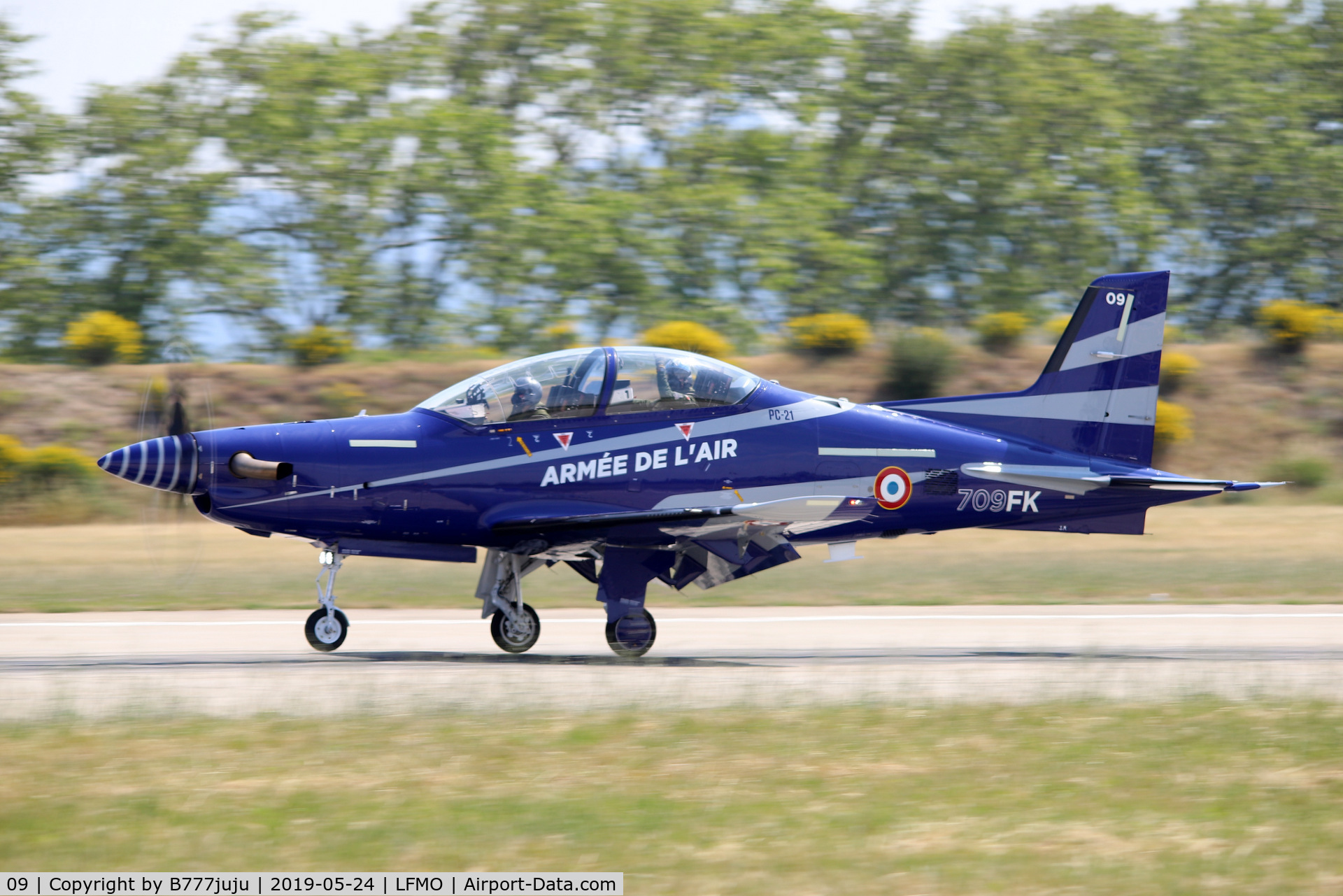 09, 2018 Pilatus PC-21 C/N 301, at Orange Airshow