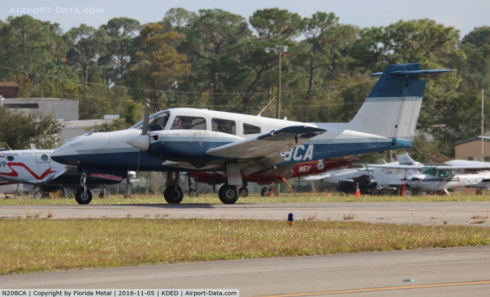 N208CA, 2002 Piper PA-44-180 Seminole C/N 4496161, Deland 2016