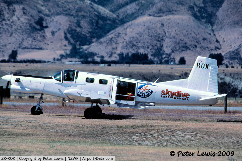 ZK-ROK, Pacific Aerospace Cresco 08-600 C/N 033, Tandem Skydive Wanaka Ltd., Wanaka - 2009