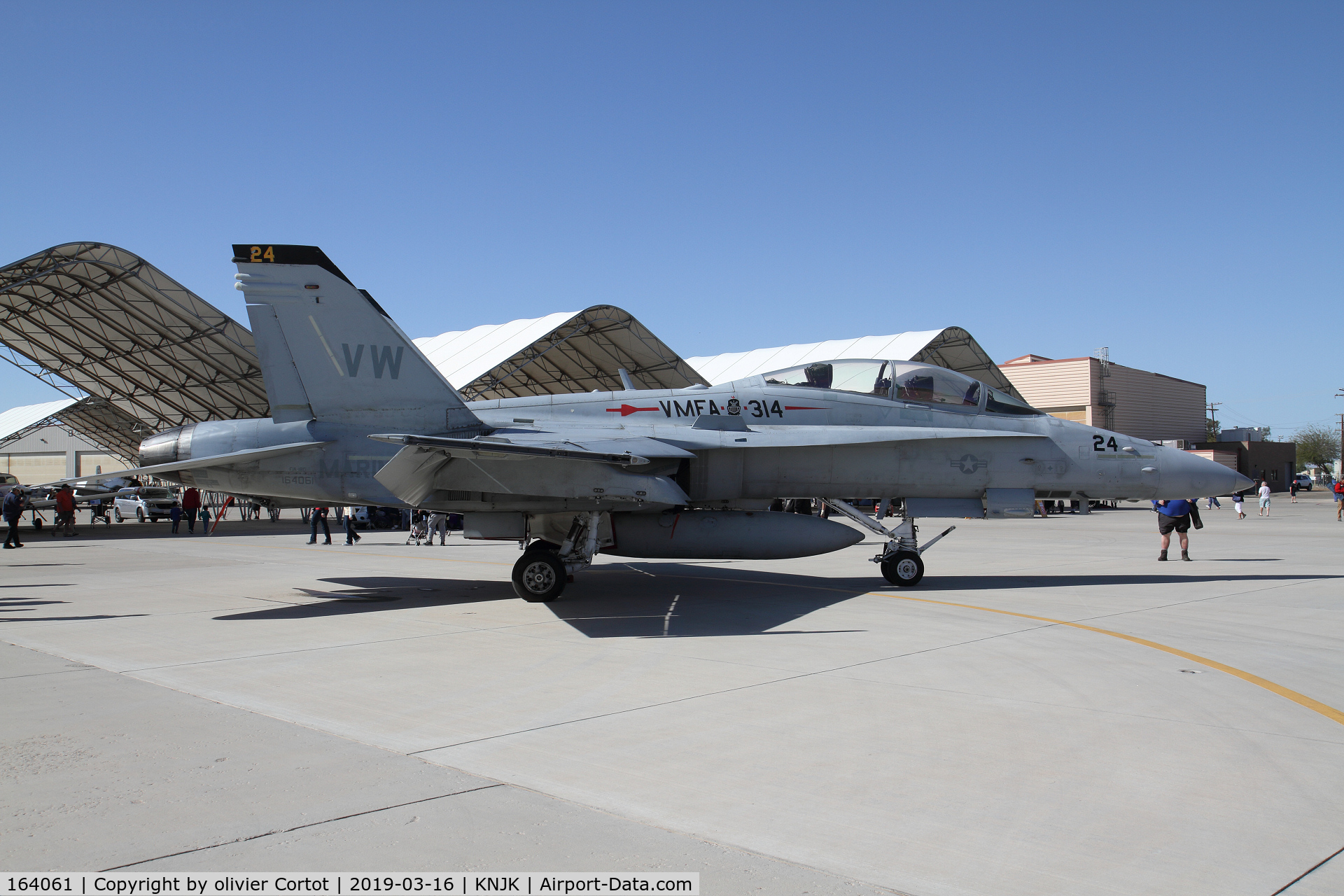 164061, 1990 McDonnell Douglas F/A-18D Hornet C/N 951/D059, 2019 airshow