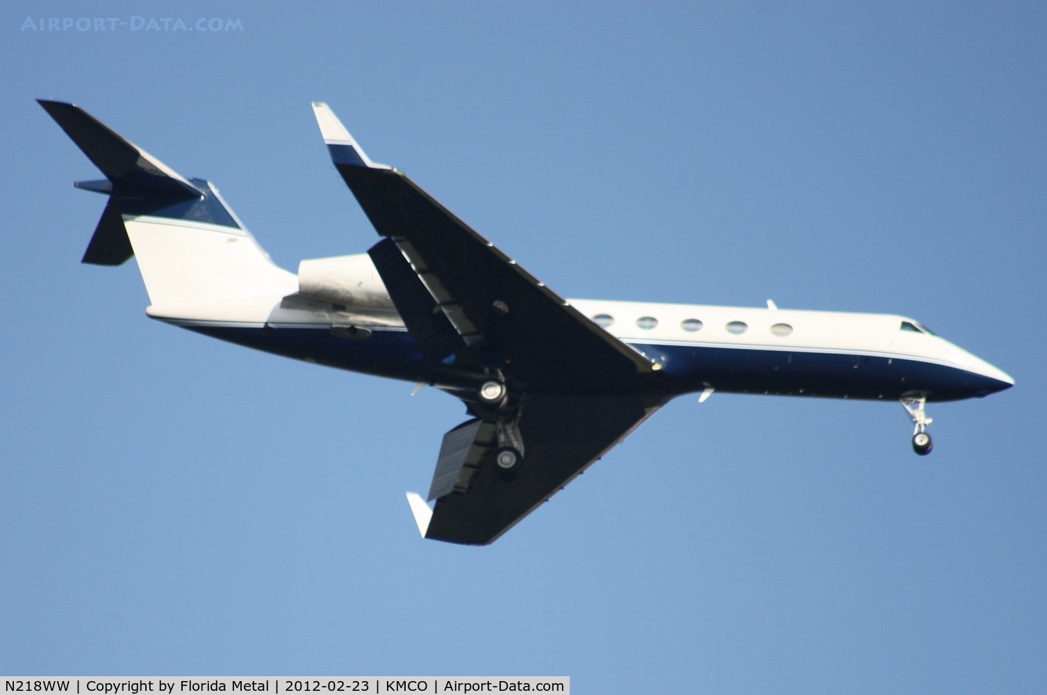 N218WW, 2006 Gulfstream Aerospace GIV-X (G450) C/N 4058, MCO 2012