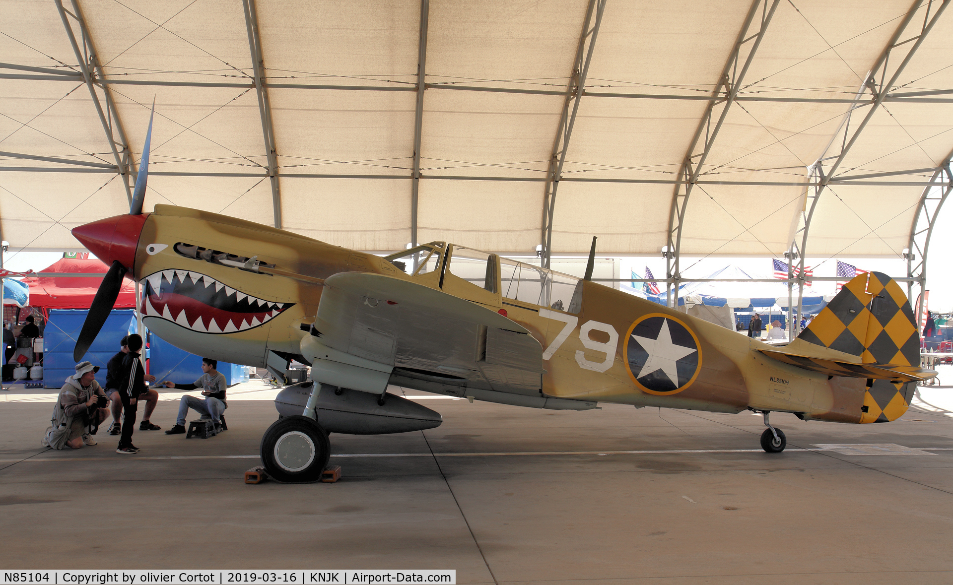 N85104, Curtiss P-40N-5CU Kittyhawk C/N 28954/F858, 2019 airshow