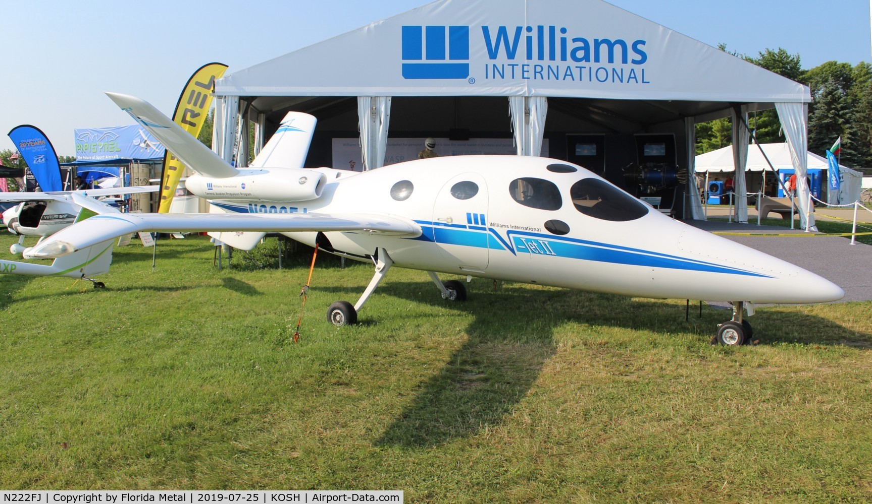 N222FJ, 1997 Scaled Composites 271 V-Jet II C/N 001, OSH 2019