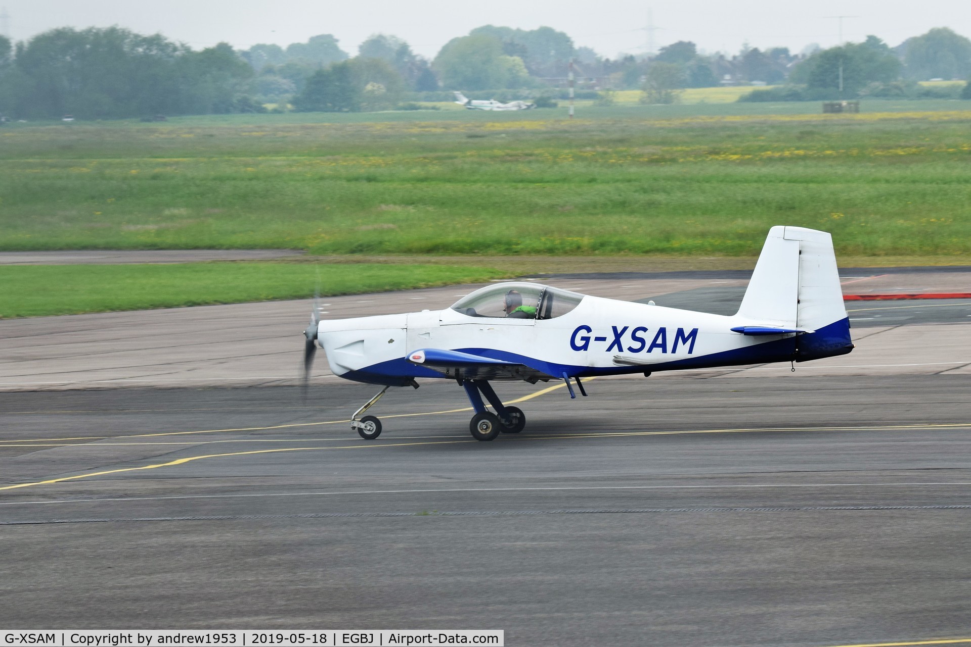 G-XSAM, 2002 Vans RV-9A C/N PFA 320-13797, G-XSAM at Gloucestershire Airport.