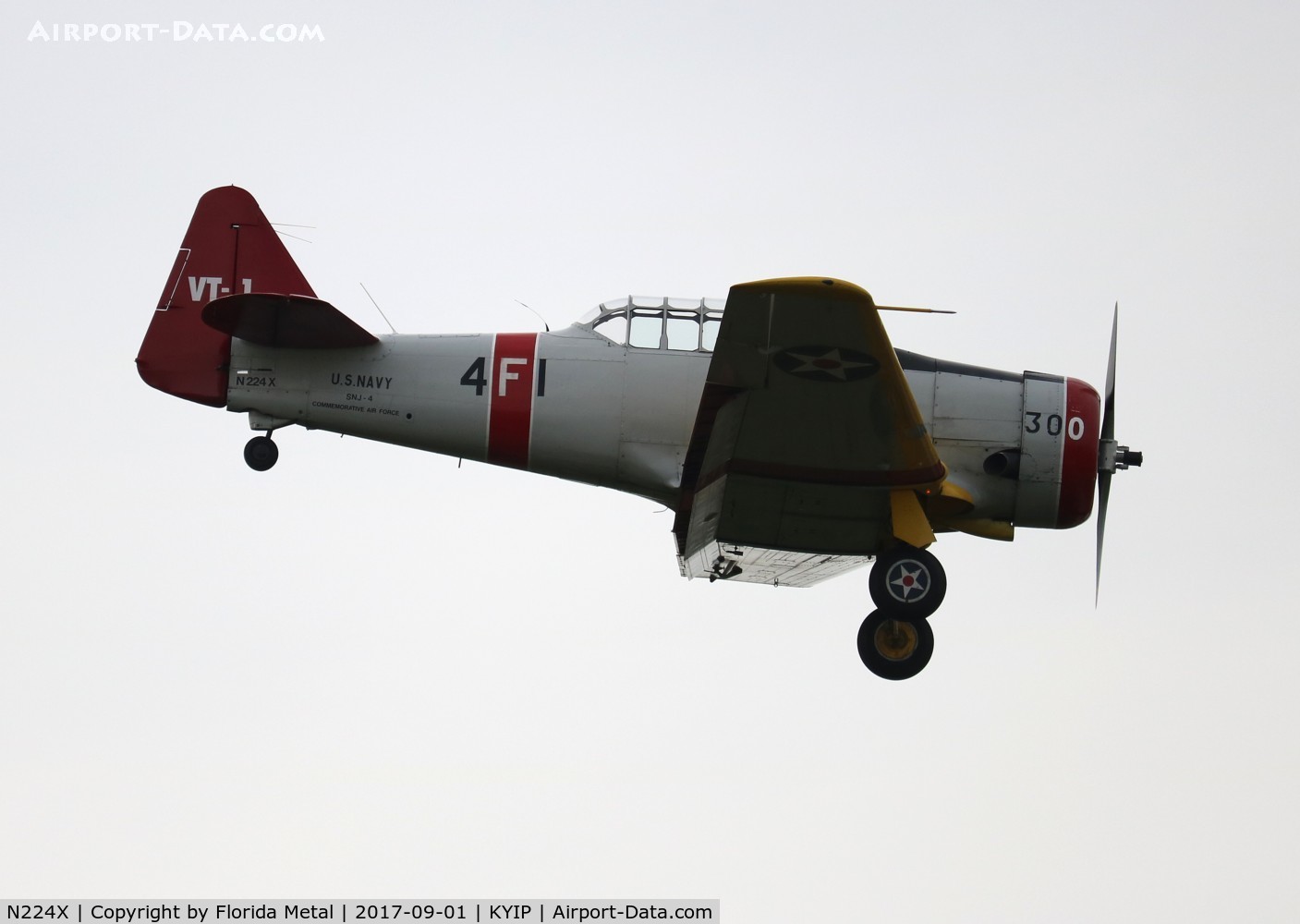 N224X, 1941 North American SNJ-4 Texan C/N 88-13041, TOM 2017