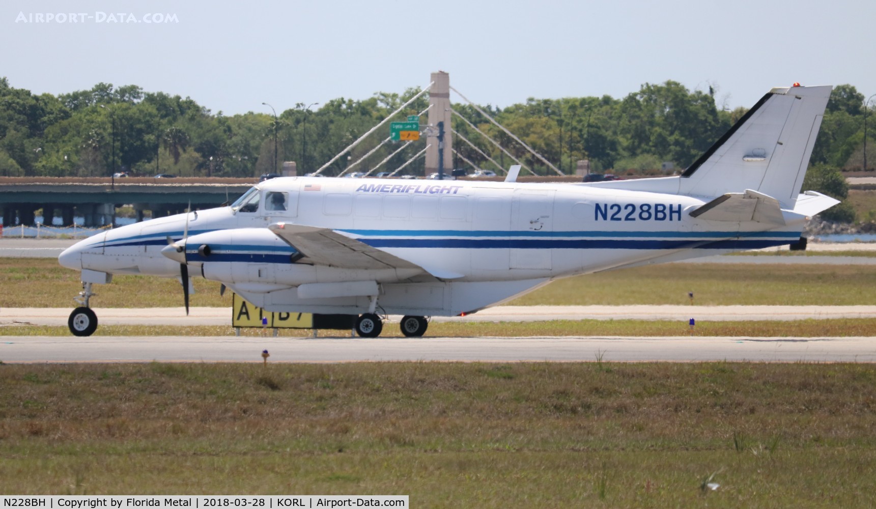 N228BH, 1986 Beech C99 Airliner C/N U-229, Ameriflight