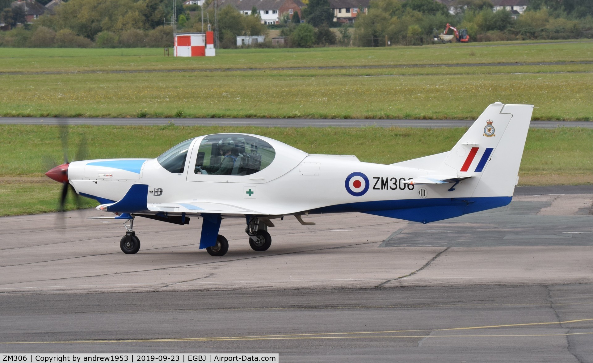 ZM306, 2016 Grob G120TP-A Prefect T1 C/N 11118, ZM306 at Gloucestershire Airport.