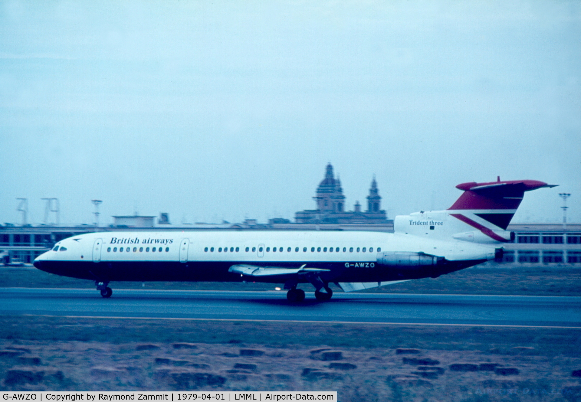 G-AWZO, 1971 Hawker Siddeley HS-121 Trident 3B-101 C/N 2316, Hawker Siddeley HS121 Trident 3B G-AWZO British Airways