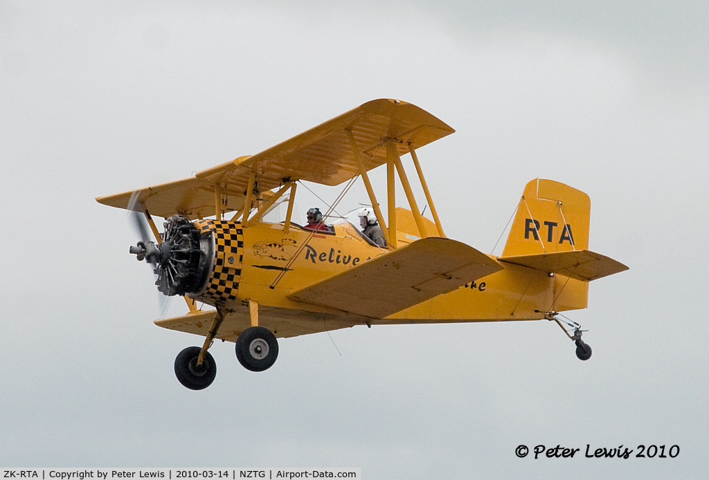 ZK-RTA, Grumman G-164A C/N 441, Bay of Plenty Classic Aircraft Co. Ltd., Mt Manunganui
