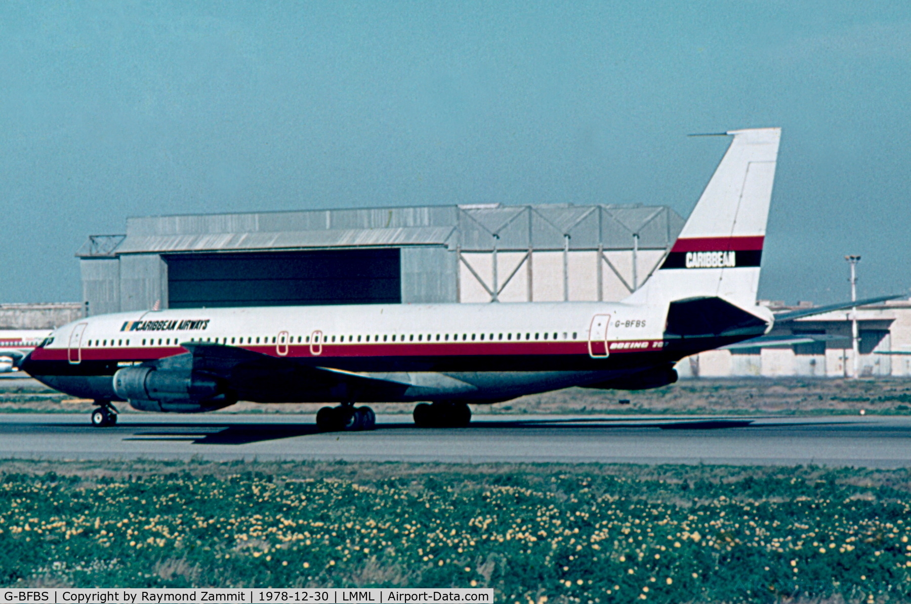 G-BFBS, 1963 Boeing 707-351B C/N 18693, B707 G-BFBS Caribbean Airways