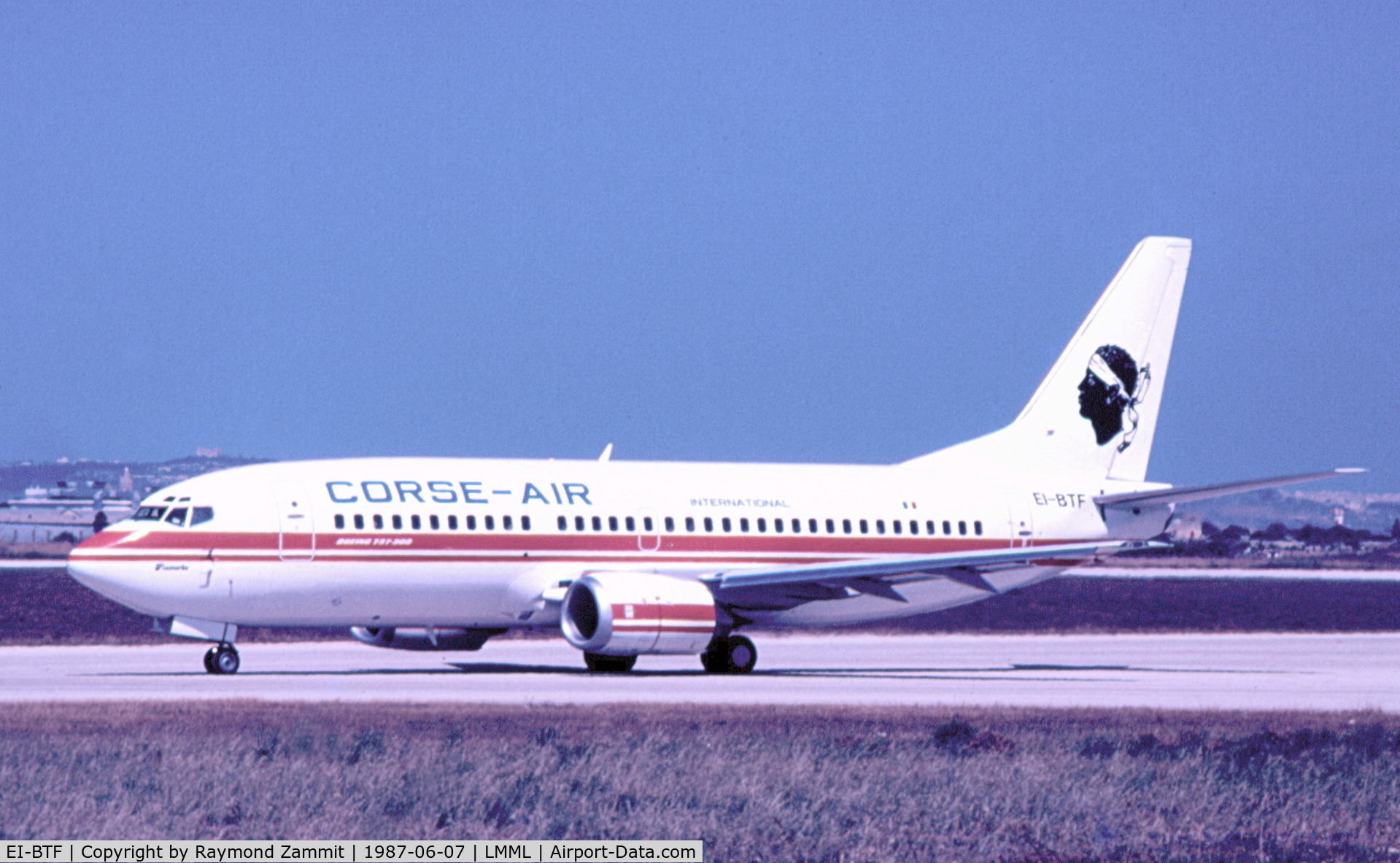 EI-BTF, 1987 Boeing 737-3Y0 C/N 23684, B737-300 EI-BTF Corse Air
