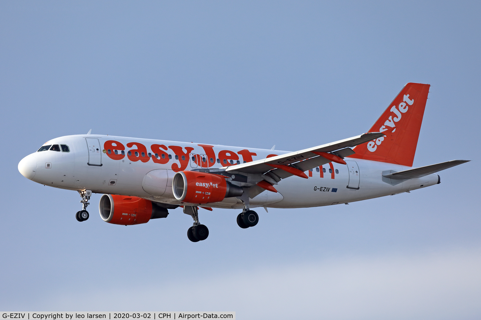 G-EZIV, 2005 Airbus A319-111 C/N 2565, Copenhagen 2.3.2020