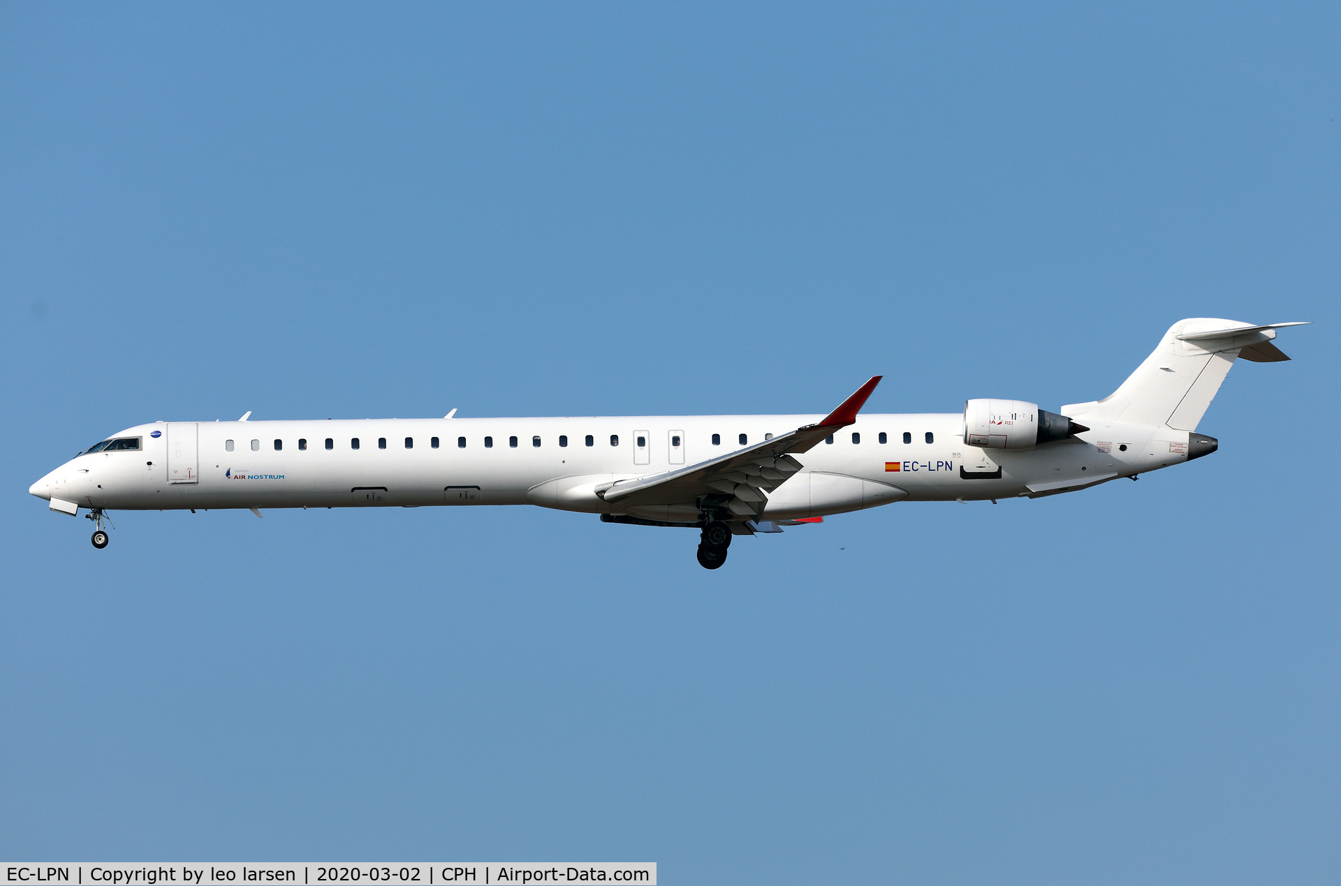 EC-LPN, 2012 Bombardier CRJ-1000ER NG (CL-600-2E25) C/N 19022, Copenhagen 2.3.2020