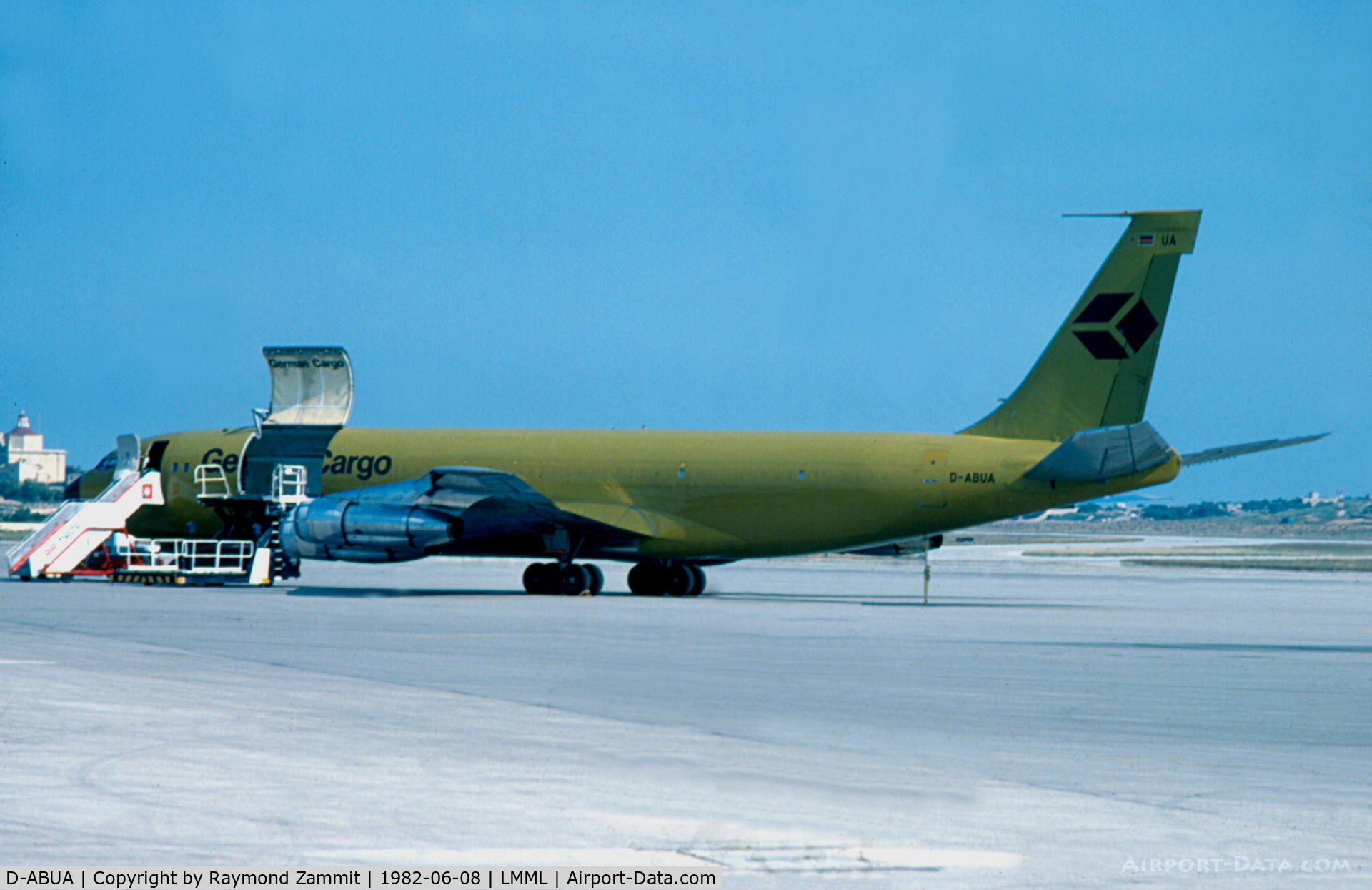 D-ABUA, 1965 Boeing 707-330C C/N 18937, B707 D-ABUA German Cargo