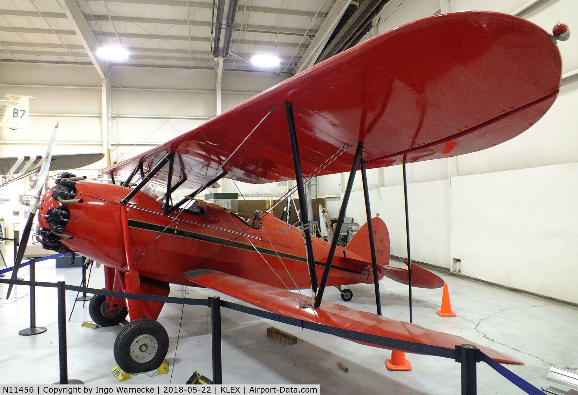 N11456, 1931 Waco RNF C/N 3471, Waco RNF at the Aviation Museum of Kentucky, Lexington KY