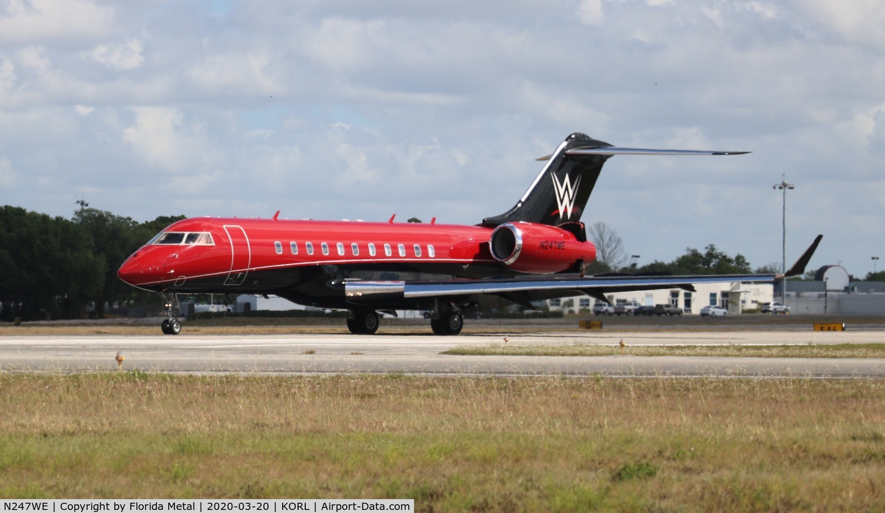 N247WE, 2007 Bombardier BD-700-1A11 Global 5000 C/N 9245, ORL 2020