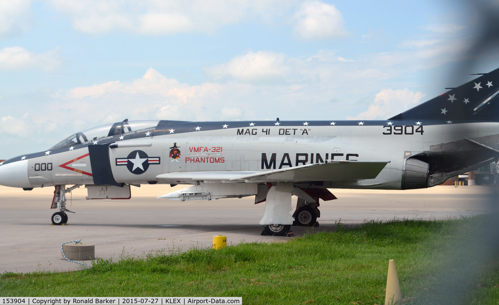 153904, McDonnell F-4S Phantom II C/N 2590, Parked Lexington