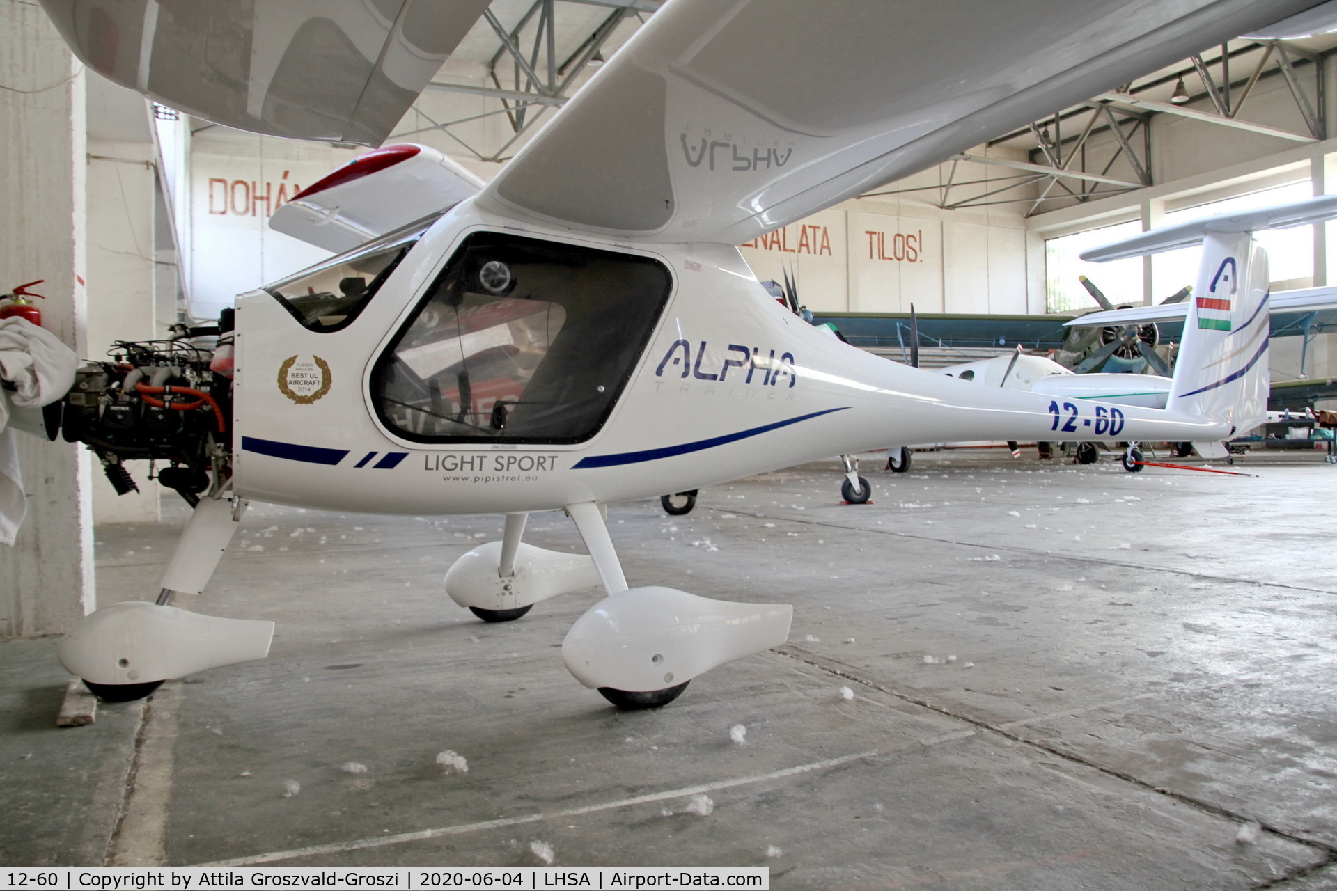 12-60, 2015 Pipistrel Alpha Trainer C/N 782 AT 912, LHSA-Szentkirályszabadja Airport, Hungary