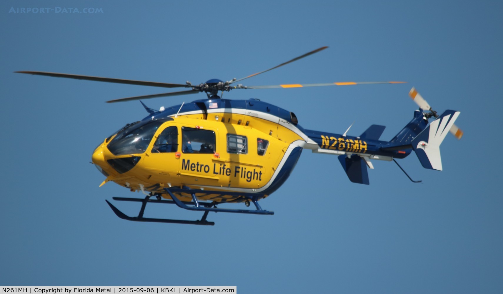 N261MH, Eurocopter-Kawasaki EC-145 (BK-117C-2) C/N 9250, Cleveland 2015