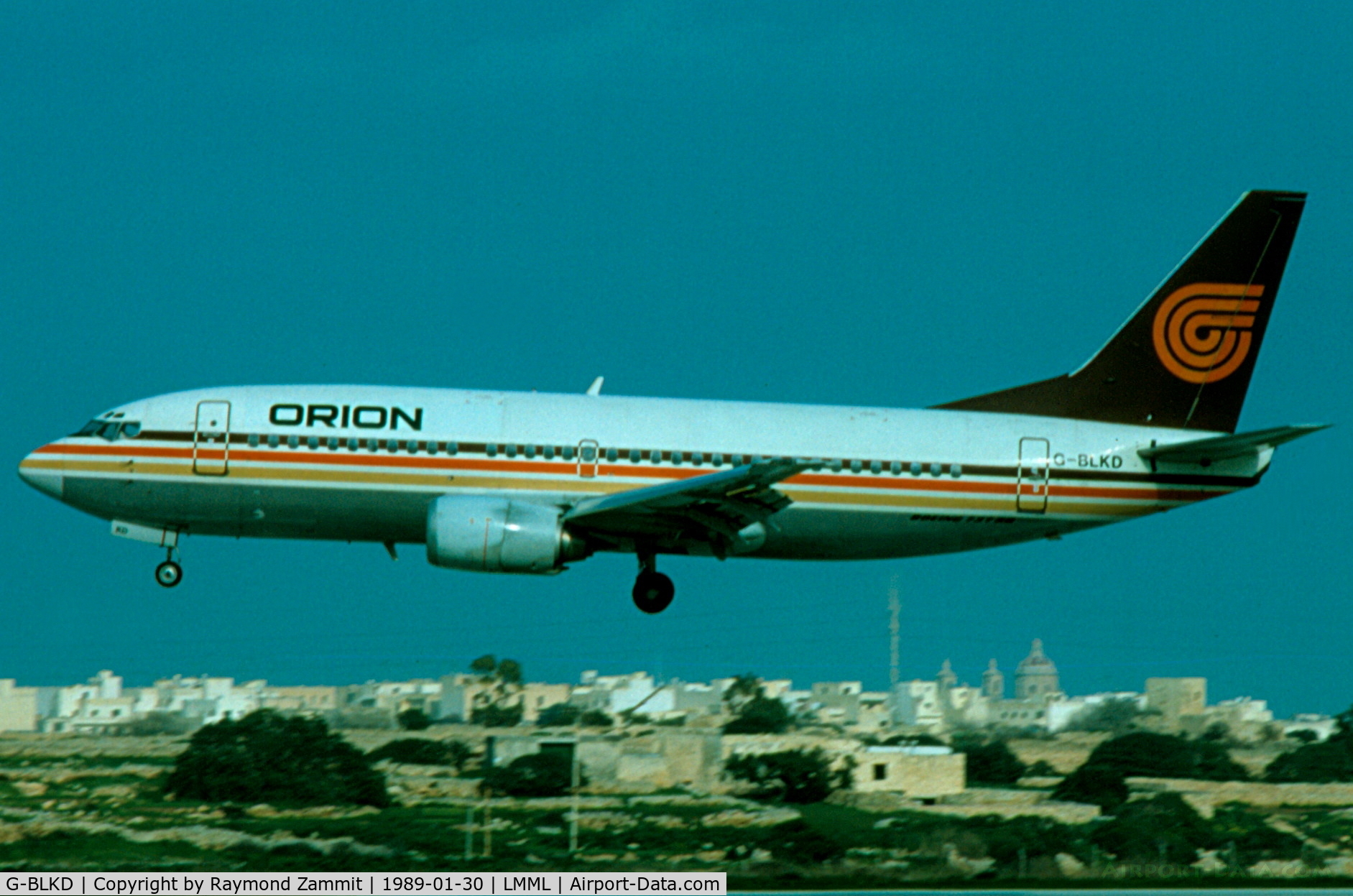 G-BLKD, 1985 Boeing 737-3T5 C/N 23062, B737-300 G-BLKD Orion Airways