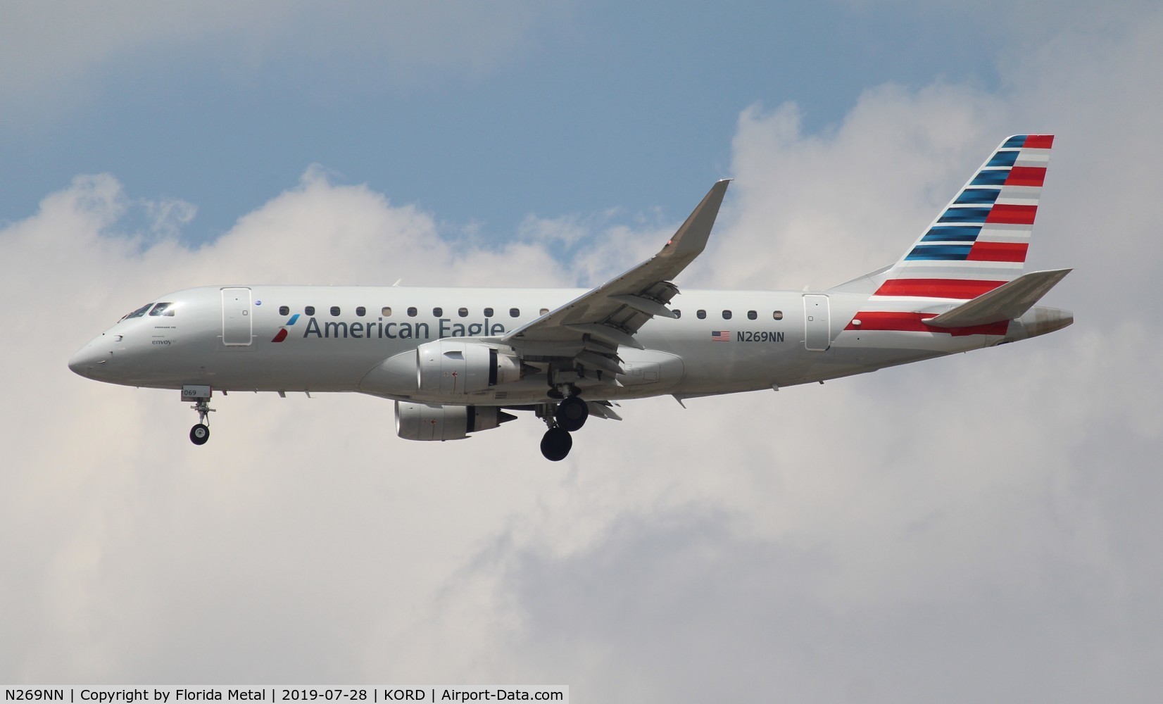 N269NN, 2019 Embraer 175LR (ERJ-170-200LR) C/N 17000774, ORD 2019