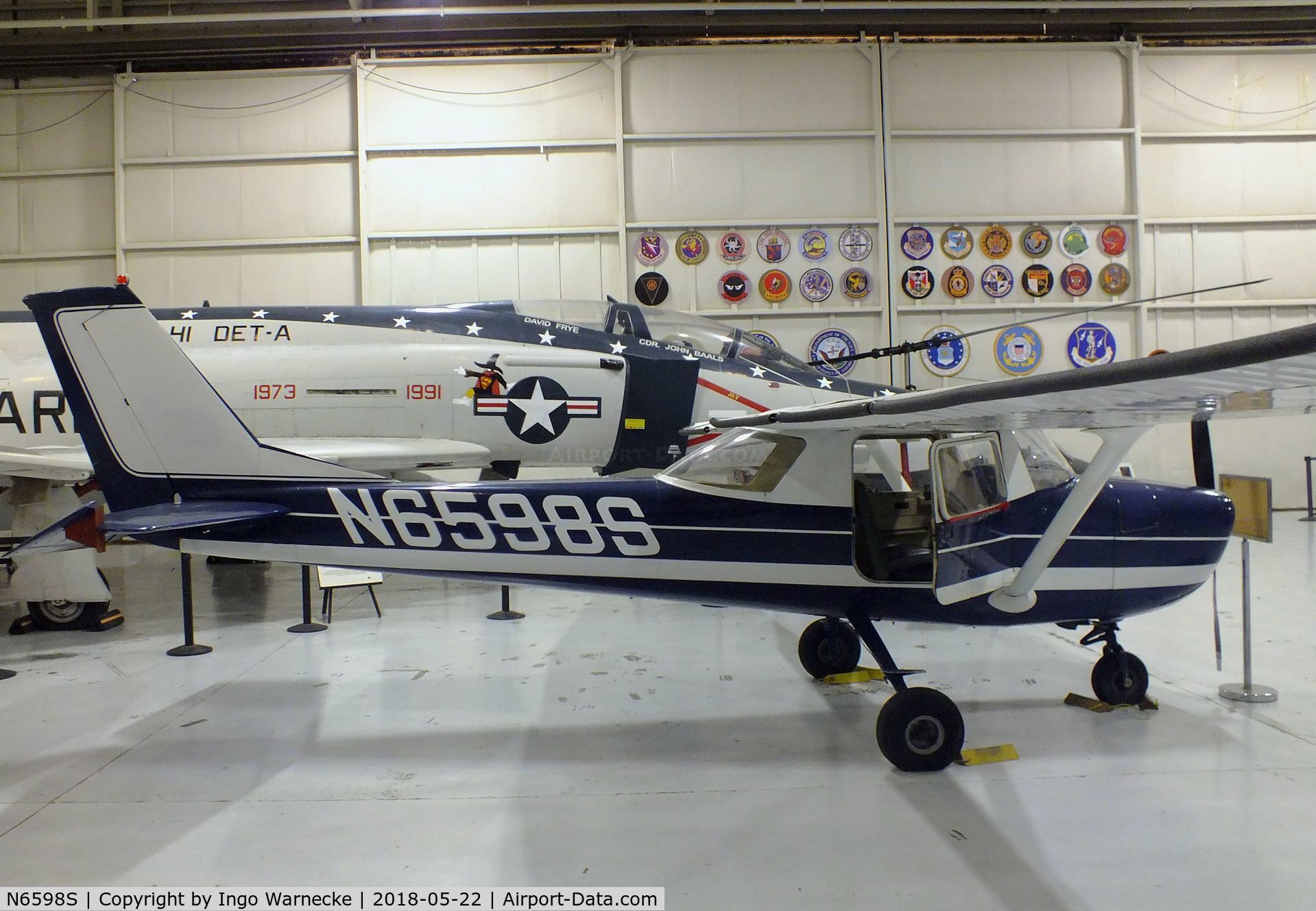 N6598S, 1972 Cessna 150H C/N 15067398, Cessna 150H at the Aviation Museum of Kentucky, Lexington KY