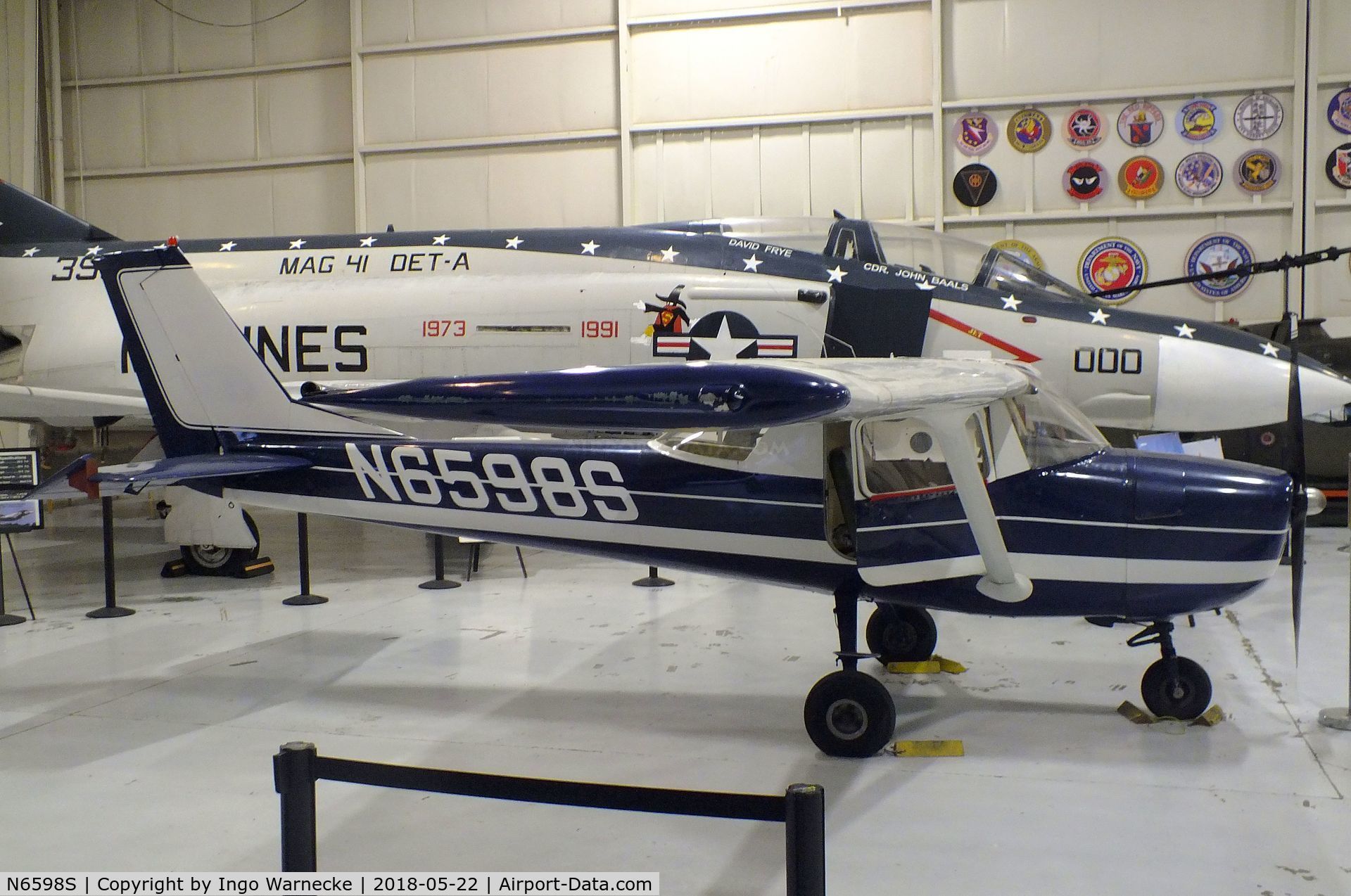 N6598S, 1972 Cessna 150H C/N 15067398, Cessna 150H at the Aviation Museum of Kentucky, Lexington KY