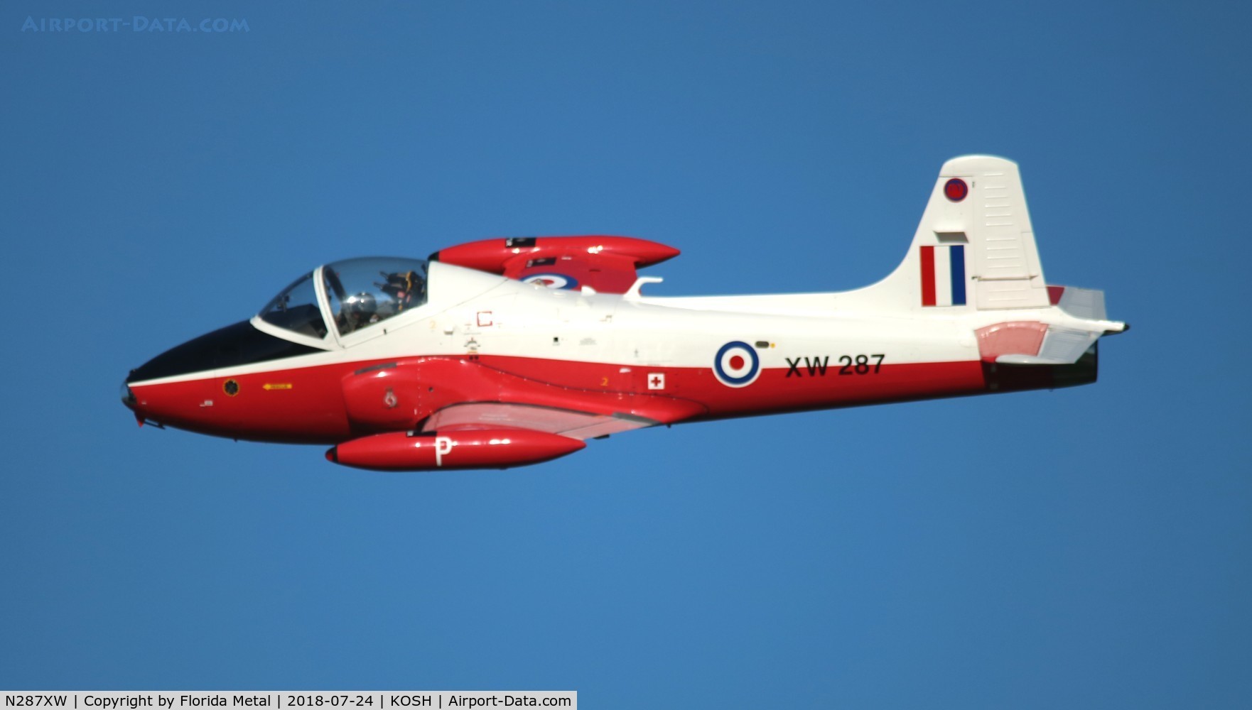 N287XW, 1969 BAC 84 Jet Provost T.5 C/N EEP/JP/951, OSH 2018