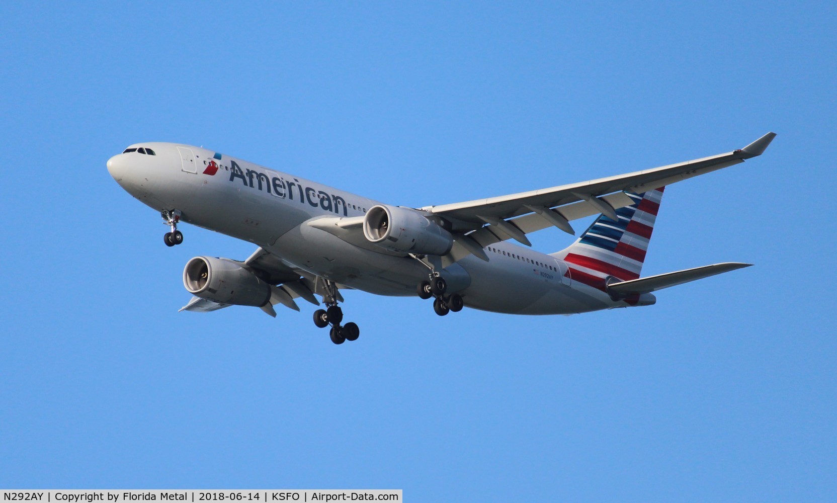 N292AY, 2014 Airbus A330-243 C/N 1512, SFO 2018